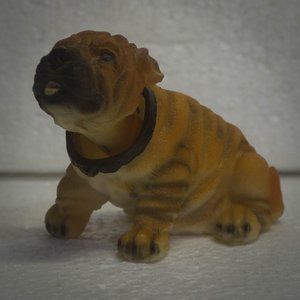 Vintage Bobble Head Nodding Shar Pei Dog